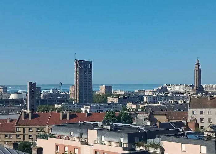 Et Calme, Vue Et Mer, Parking Prive, Ascenseur * Hawr